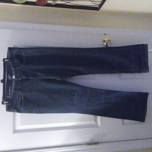 Dark Demin ANN TAYLOR LOFT JEANS Size 8 Curvy, bootcut